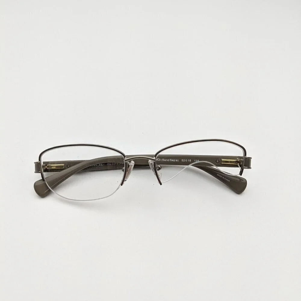 🕶️Coach HC5059 (Kacey) 9198(Sand/Sepia) Eyeglasses 52/18 135 /ALG558🕶️